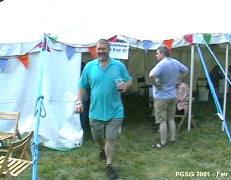 Off to the Beer Tent